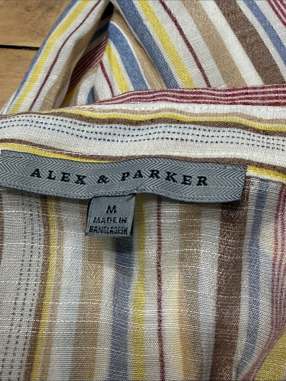 Alex & Parker Striped Shirt Dress - Picture 5 of 5